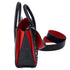 Christian Louboutin Paloma S Mini Handbag Black Silver Red Leather Nylon Christian Louboutin Handbags