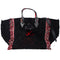 Christian Louboutin Portugaba Tote Bag 3195183 Black Red Multi Canvas Leather Christian Louboutin Handbags