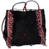 Christian Louboutin Portugaba Tote Bag 3195183 Black Red Multi Canvas Leather Christian Louboutin Handbags