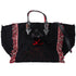 Christian Louboutin Portugaba Tote Bag 3195183 Black Red Multi Canvas Leather Christian Louboutin Handbags