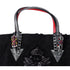 Christian Louboutin Portugaba Tote Bag 3195183 Black Red Multi Canvas Leather Christian Louboutin Handbags
