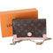 Louis Vuitton Monogram Flore Chain Wallet Crossbody Rose Ballerine Pink