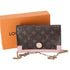 Louis Vuitton Monogram Flore Chain Wallet Crossbody Rose Ballerine Pink