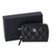 CHANEL Quilted Zip Card Wallet Caviar Leather Black
