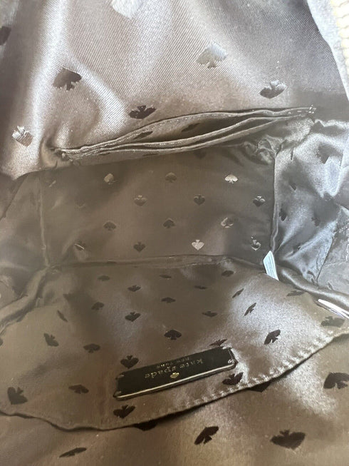 Kate Spade Chelsea The Little Better Nylon Mini Backpack Black Multi Leopard