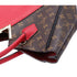 Louis Vuitton Monogram Kimono MM Brown Red Tote Bag Canvas Shoulder Bag M40459