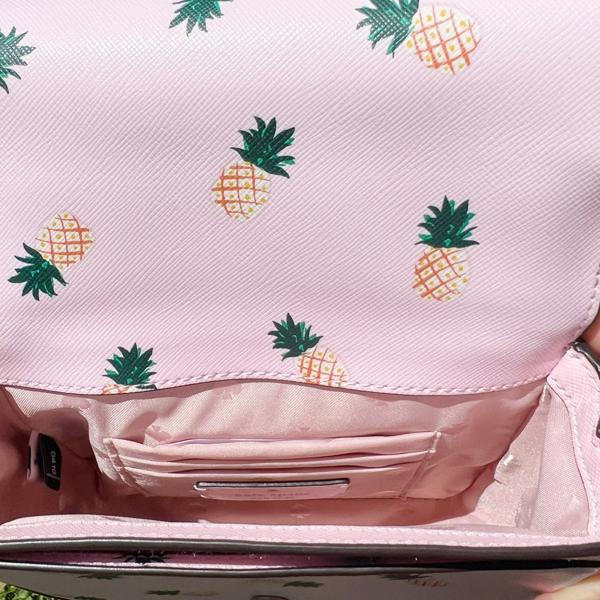 Kate Spade Colada Staci Pineapple Square Flap Crossbody Top Handle Kate Spade Colada Staci Pineapple Square Flap Crossbody Top Handle