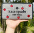 Kate Spade Ella Apple Toss Embroidered Large Continental Zip Wallet Black Multi kate spade Wallets