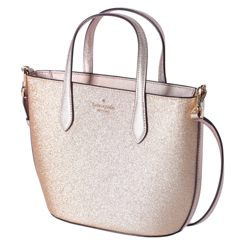 Kate Spade GlitterGlimmer SmallZip Satchel CrossbodyBag Gold Holiday kate spade Handbags & Purses