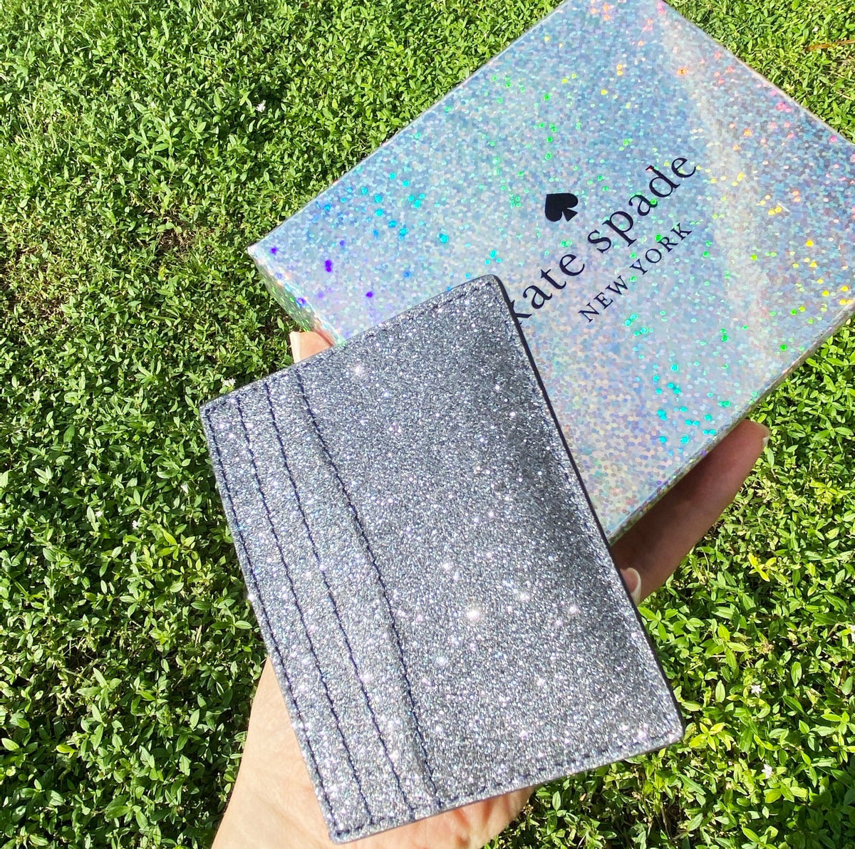 Kate spade discount glitter bifold wallet