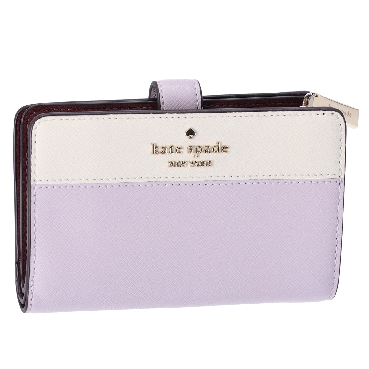 Kate Spade Cameron Large good Satchel Crossbody Frozen Lilac and matching wallet