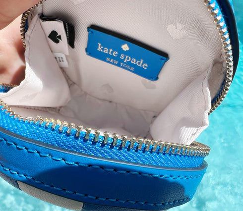 Kate Spade Other Splash Pool Float Key Ring Coin Case K7159 Blue White Multi kate spade Wallets