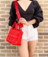 Kate Spade Softwhere Quilted Leather Mini Tote Crossbody Bright Red kate spade Handbags & Purses