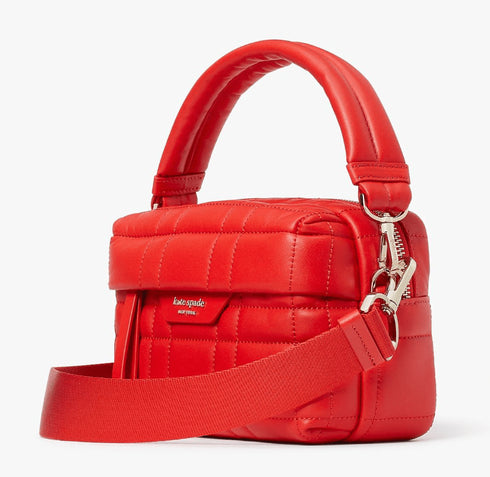 Kate Spade Softwhere Quilted Leather Small Convertible Crossbody Bright Red kate spade Handbags & Purses