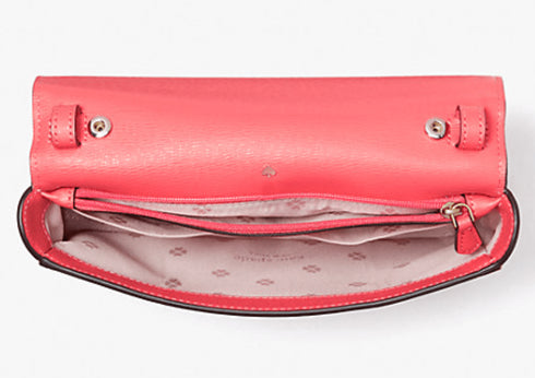 Kate Spade Spencer Dots Chain Wallet Chain Crossbody Clutch Peach Melba Multi kate spade Handbags & Purses