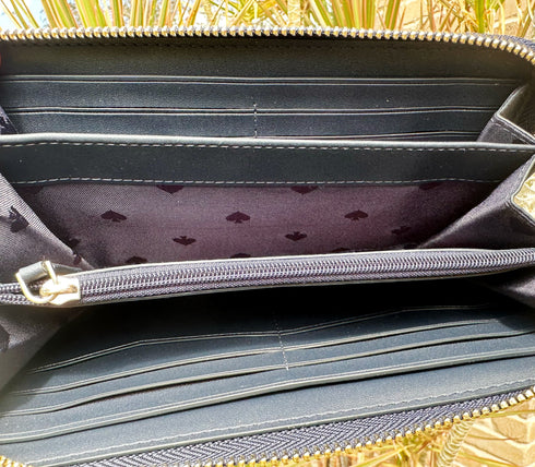 Kate Spade Staci Large Continental Wallet Orchard Degrade Print Apple Blue Multi kate spade Wallets