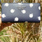 Kate Spade Staci Orchard Toss Print Large Slim Bifold Wallet Blazer Blue kate spade Wallets