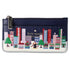 Kate Spade Winter Wonders Large Slim Card Holder Wallet Leather Holidays Navy kate spade Wallets