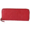 Louis Vuitton Clemence Zippy Wallet Empreinte Monogram Cerise Red Leather Louis Vuitton Wallets