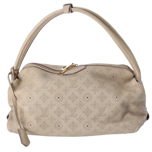 Louis Vuitton Galatea MM Mahina Handbag M93825 Sable Leather Louis Vuitton Handbags