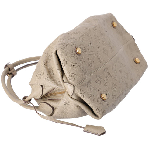 Louis Vuitton Galatea MM Mahina Handbag M93825 Sable Leather Louis Vuitton Handbags