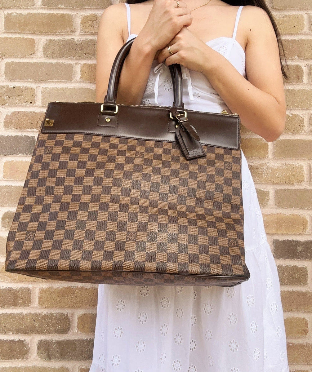 Louis Vuitton Greenwich Gm Damier Ebene Travel Bag (pre-owned), Luggage, Clothing & Accessories