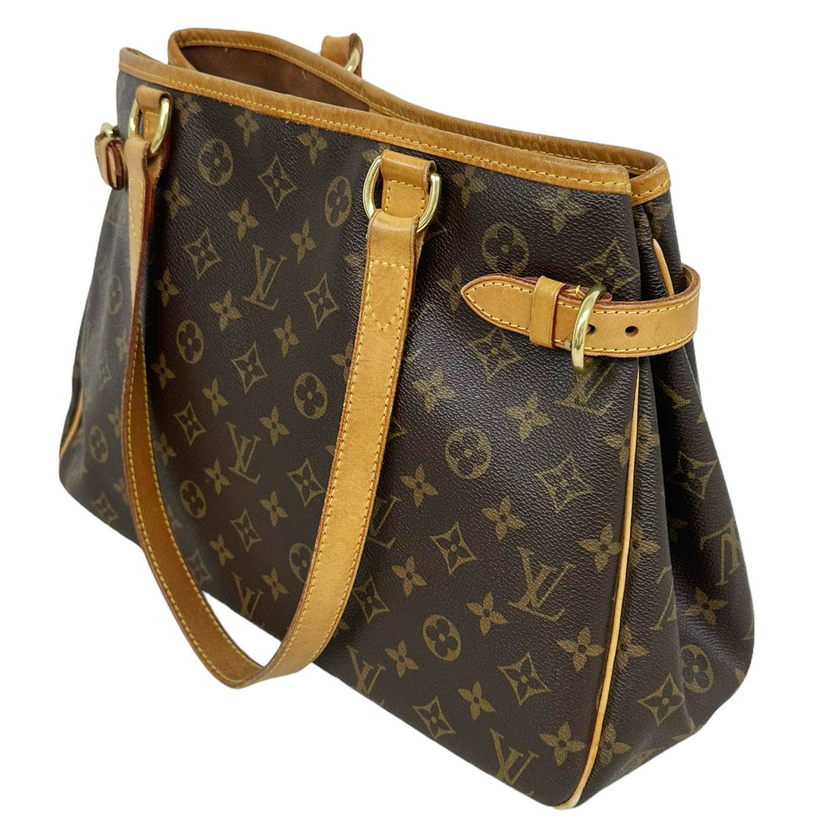 Louis Vuitton Batignolles Horizontal Shoulder Bag Brown Purse