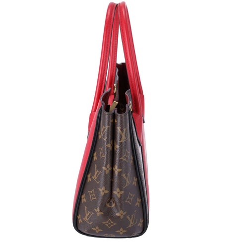 Louis Vuitton Monogram Kimono MM Brown Red Tote Bag Canvas Shoulder Bag M40459 Louis Vuitton Handbags & Purses
