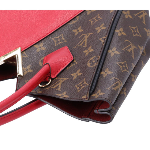 Louis Vuitton Monogram Kimono MM Brown Red Tote Bag Canvas Shoulder Bag M40459 Louis Vuitton Handbags & Purses