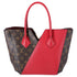 Louis Vuitton Monogram Kimono MM Brown Red Tote Bag Canvas Shoulder Bag M40459 Louis Vuitton Handbags & Purses