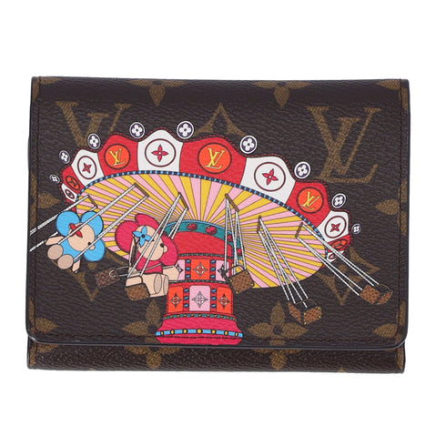 Louis Vuitton Portefeuille Victorine Vivienne Trifold Wallet M69754 Monogram Louis Vuitton Wallets