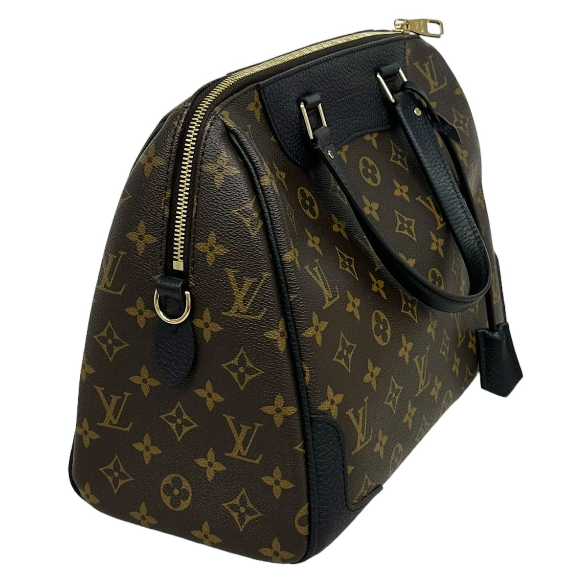 louis vuitton black and brown crossbody