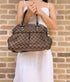 Louis Vuitton Trevi Handbag Damier PM Brown 2 Way Satchel Crossbody Louis Vuitton Handbags & Purses