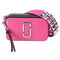 Marc Jacobs The Snapshot Shoulder Bag Studded Saffiano Leather Magenta Pink Marc Jacobs Handbags