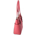 Michael Kors Charlotte Large Top Zip Leather Tote Light Berry Sorbet Pink Michael Kors Handbags