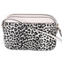 Michael Kors Jet Set East West Chain Crossbody Light Cream Multi Cheetah Michael Kors Handbags