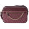 Michael Kors Jet Set East West Chain Crossbody Metallic Oxblood Multi Michael Kors Handbags
