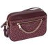 Michael Kors Jet Set East West Chain Crossbody Metallic Oxblood Multi Michael Kors Handbags