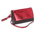 Michael Kors Jet Set Medium Convertible Pouchette Crossbody Brown Red Metallic Michael Kors Handbags & Purses