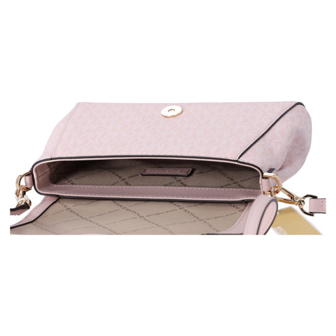 Michael Kors Jet Set Medium Convertible Pouchette Crossbody Light Powder Blush Michael Kors Handbags & Purses