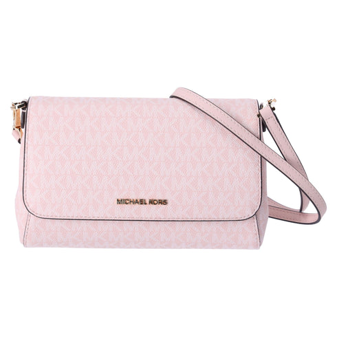 Michael Kors Jet Set Medium Convertible Pouchette Crossbody Light Powder Blush Michael Kors Handbags & Purses