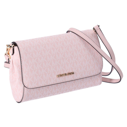 Michael Kors Jet Set Medium Convertible Pouchette Crossbody Light Powder Blush Michael Kors Handbags & Purses