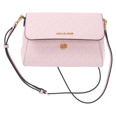 Michael Kors Jet Set Medium Convertible Pouchette Crossbody Light Powder Blush Michael Kors Handbags & Purses