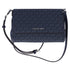 Michael Kors Jet Set Medium Convertible Pouchette Crossbody Navy MK Signature Michael Kors Handbags & Purses