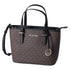 Michael Kors Jet Set Small XS Carryall Convertible Tote Crossbody Brown MK Black Michael Kors Handbags & Purses
