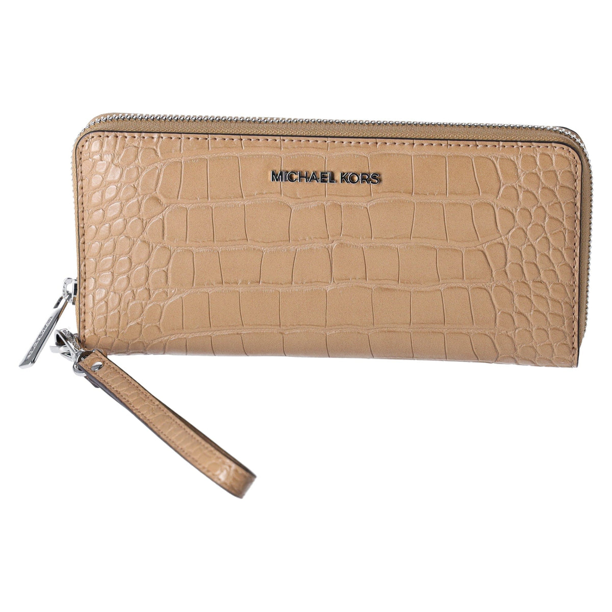 Michael Kors JetSet TravelLarge ContinentalWallet Embossed Camel Michael Kors JetSet TravelLarge ContinentalWallet Embossed Camel