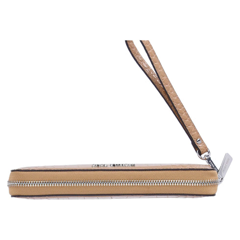 Michael Kors Jet Set Travel Large Continental Wallet Embossed Camel Michael Kors Wallets