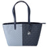 Michael Kors Jet Set Travel Medium Top Zip Tote Navy Multi MK Signature Michael Kors Handbags