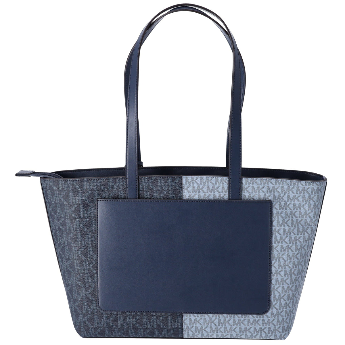 Michael Kors Jet Set Travel Medium Top Zip Tote Navy Multi MK