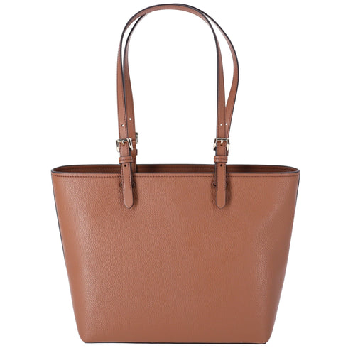 Michael Kors Jet Set Travel Medium Vegan Leather Double Pocket Tote Luggage Michael Kors Handbags